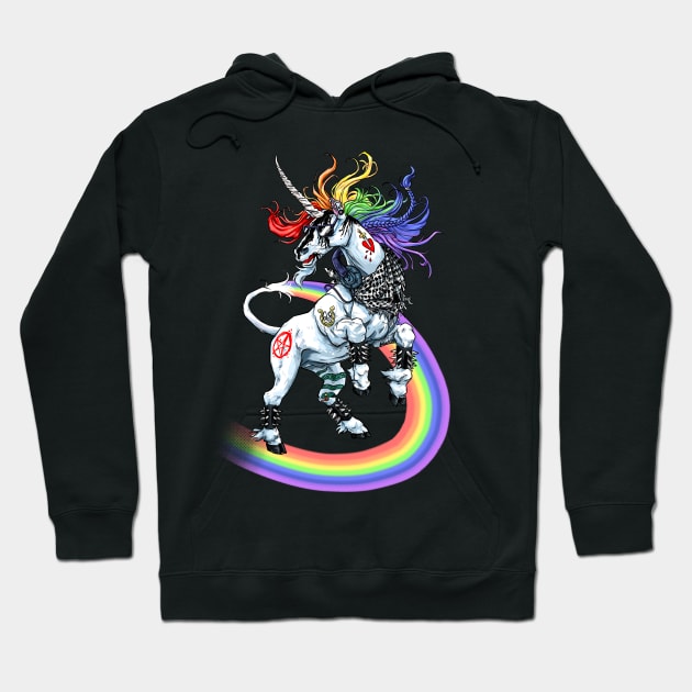 Powercornus, the Rainbow of Doom Hoodie by August